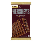 Hershey Milk Chocolate with Almond Each Giant Bar 7.37 oz Quantity 1 Giant Bar Sweet Browse at UsaCandyWholesale.Com